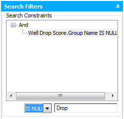 The Search Constraints field